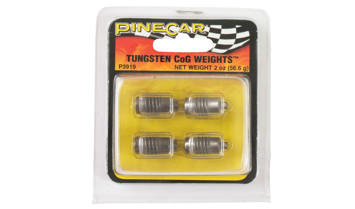 Pinecar 3919 Tungsten Center of Gravity Weight Set (Pack of 2)