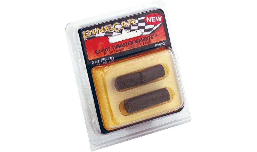 Pinecar 3923 EZ-Cut Tungsten Weights, 2 oz.