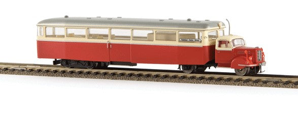 Brekina Automodelle 64201 HO Railbus LT 4 Ivory/Red
