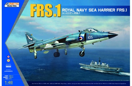 Kinetic 48035 1:48 Royal Navy Seaharrier FRS Military Aircraft Plane Kit