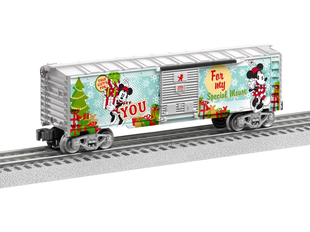 Lionel 6-83952 O Minnie Mouse Happy Holidays Boxcar