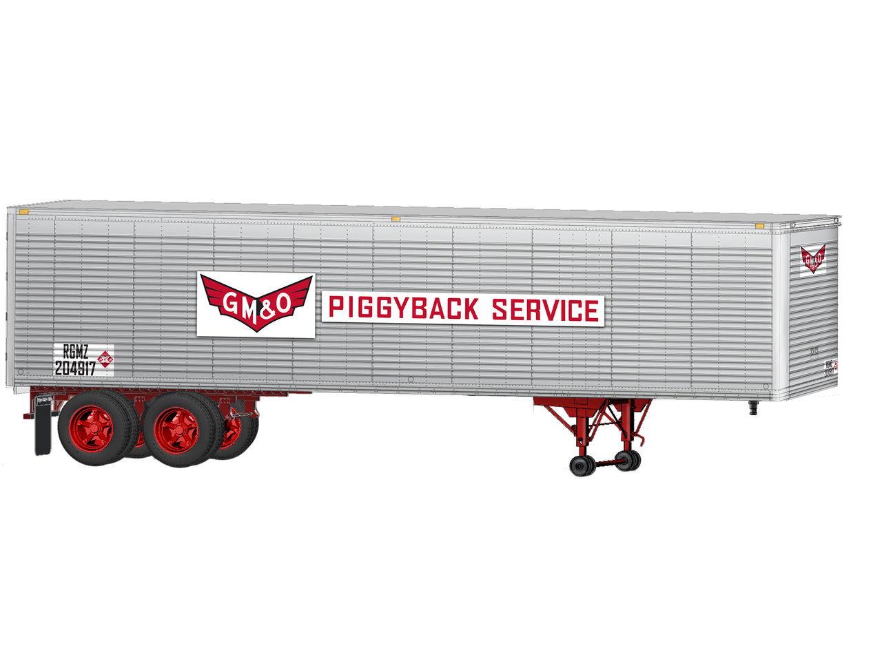 Lionel 6-84883 O GM&O 40' Trailer (2)