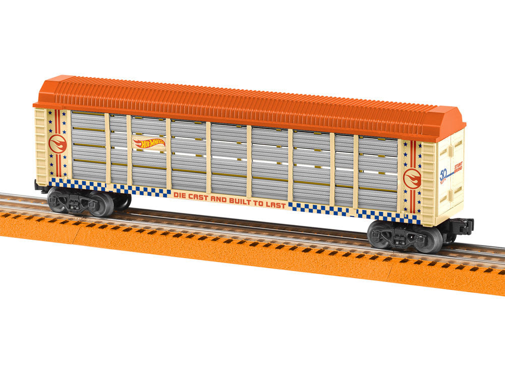 Lionel 6-84705 O Gauge Hot Wheels® 50th Anniversary Auto Rack