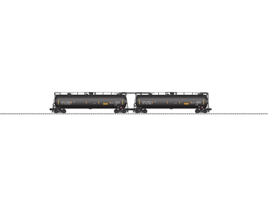 Lionel 6-85114 O TankTrain with End of Traine Device - Black #48677/48636 (2)