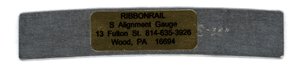 Ribbonrail 836 S 5" Track Alignment Gauge - Curved 36" Radius