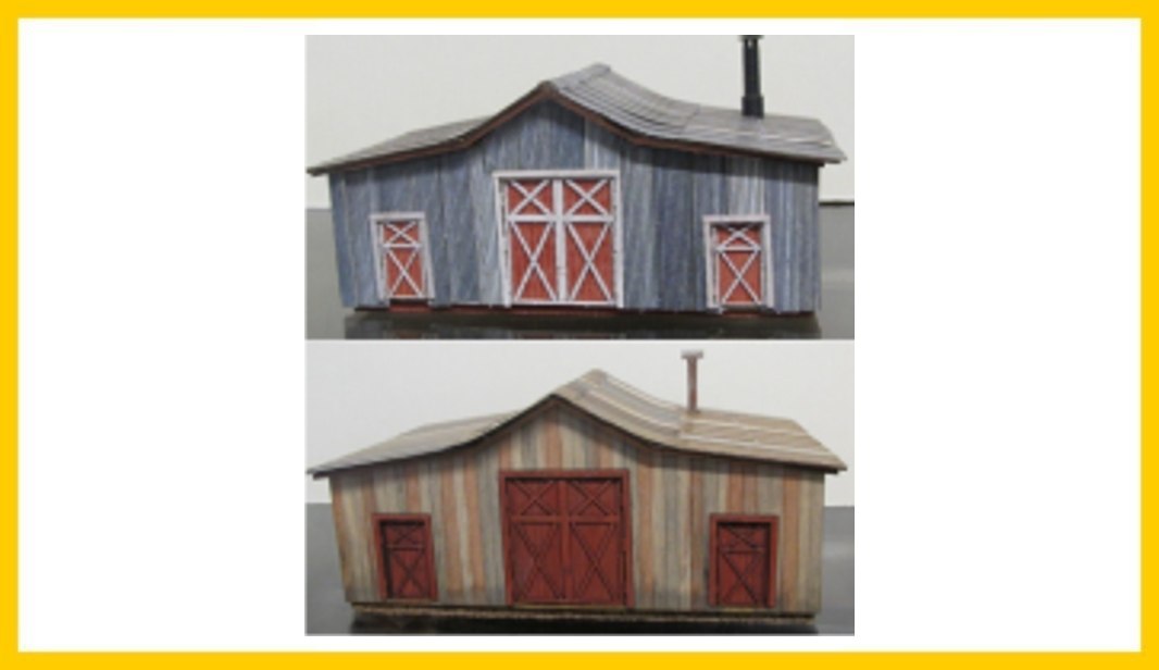 RS Laser Kits 2071 HO Storage / Handcar Shed / Machine Shop