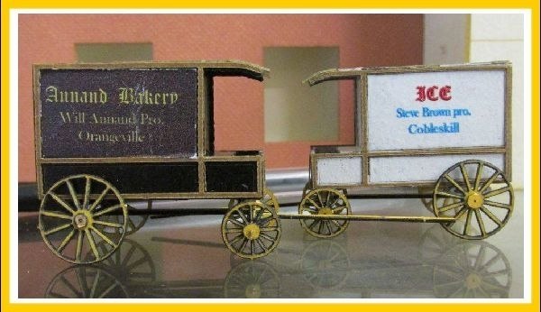 RS Laser Kits 2508 HO Delivery Wagon Kit