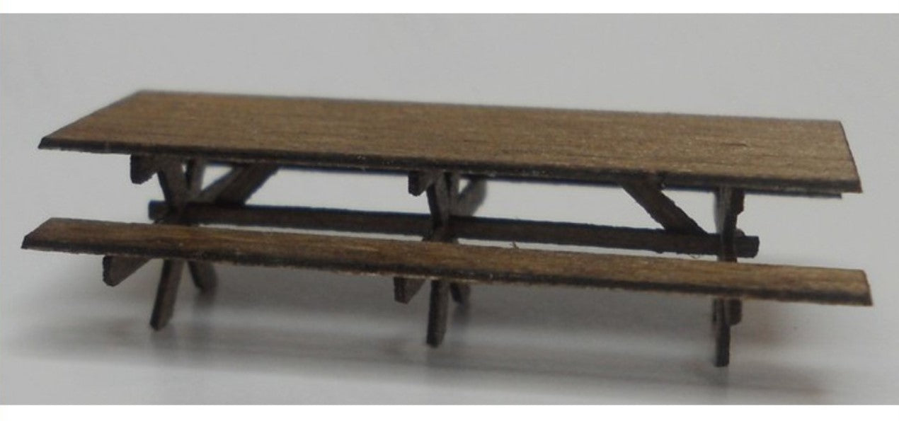 RS Laser Kits 2515 HO Picnic Tables (6)
