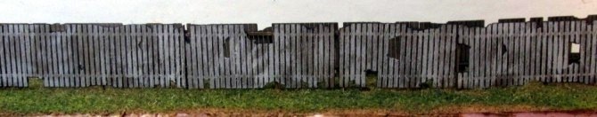 RS Laser Kits 2519 HO Falling Down Fence (No Lean)
