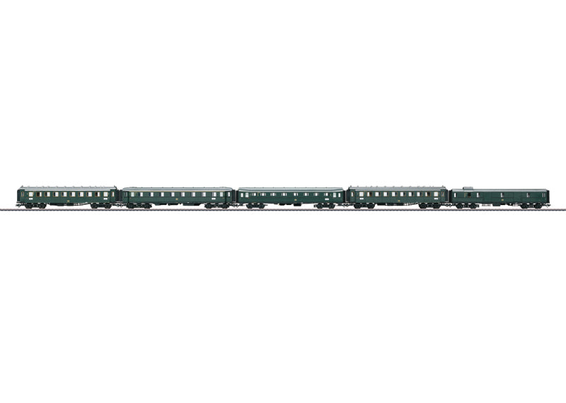 Marklin 42259 HO German Federal Railroad (DB) Express Train Passenger Cars (5)