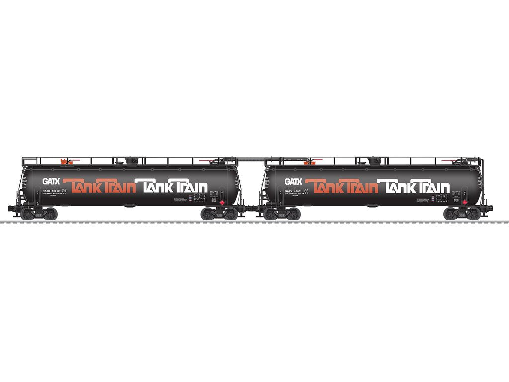 Lionel 6-85105 O GATX TankTrain Tank Cars  2-Pack #48651/48662