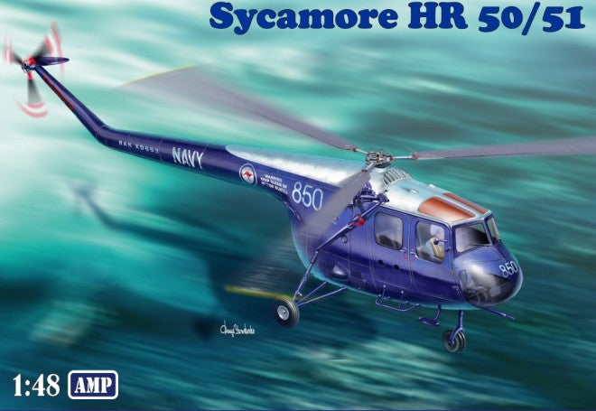 AMP Kits 48006 1:48 Bristol Sycamore HR50/51 RAN Helicopter Plastic Model Kit