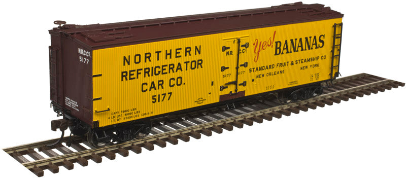 Atlas 20004734 HO NRC Yes! Bananas 40' Wood Reefer #5177