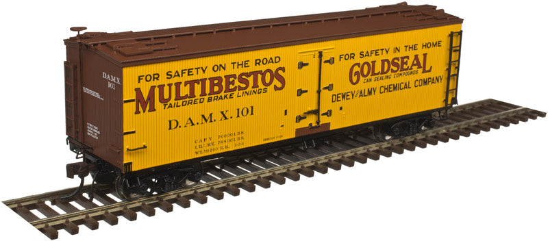 Atlas 20004738 HO Multibestos/Gold Seal 40' Wood Reefer #101