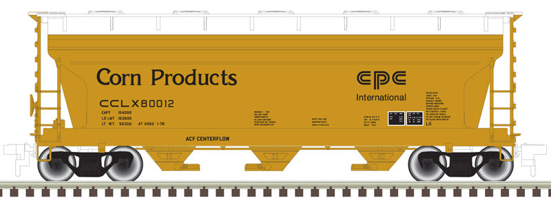 Atlas 50004016 N Corn Products Trainman ACF 3560 Covered Hopper #80004