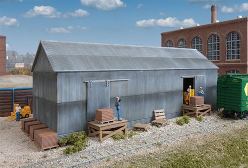 Walthers 933-4101 HO Brickworks Storage Building Kit