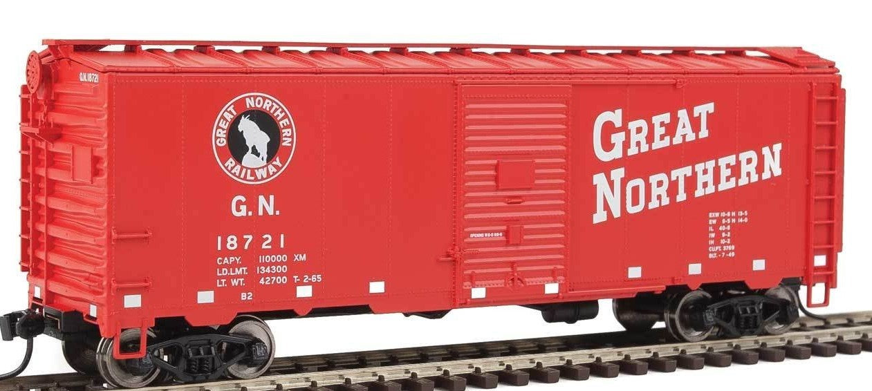 Walthers 910-1457 HO Great Northern 40' AAR 1948 Boxcar #18721