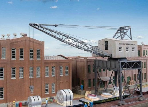 Walthers 933-4096 HO Traveling Crane with Brick Street Construction Kit