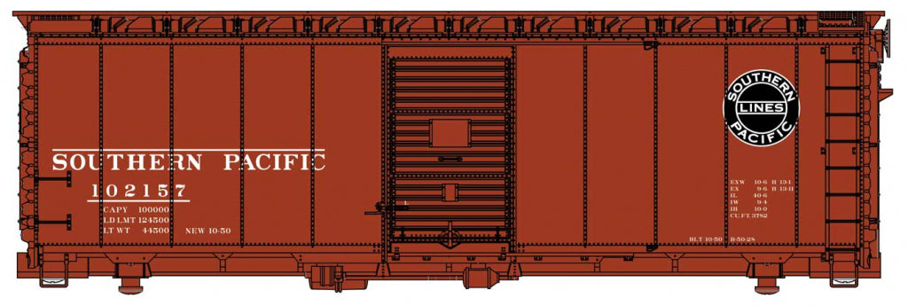 Walthers 910-1462 HO SP 40' Association of American Railroads Boxcar #102157