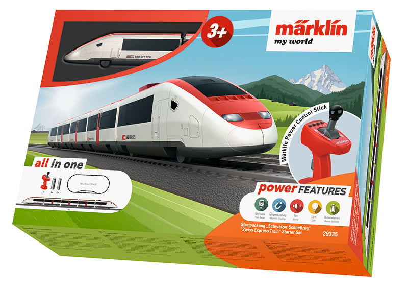 Marklin 29335 My World Swiss HO Gauge Electric Starter Train Set