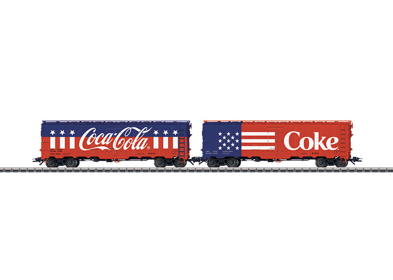 Marklin 45686 HO Coca Cola American Reefer Car Set (2)