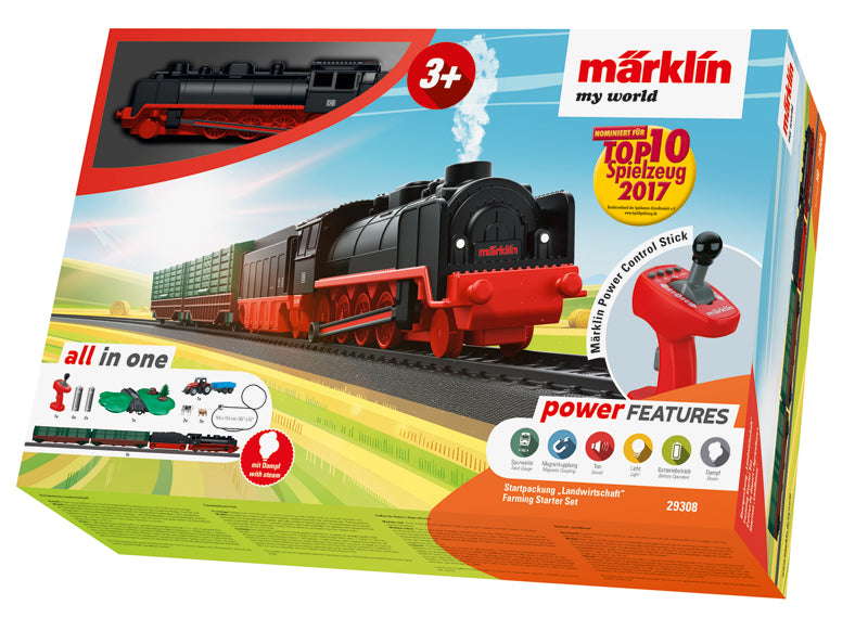 Marklin 29308 My World Farming Battery Powered HO Gauge Steam Train Set