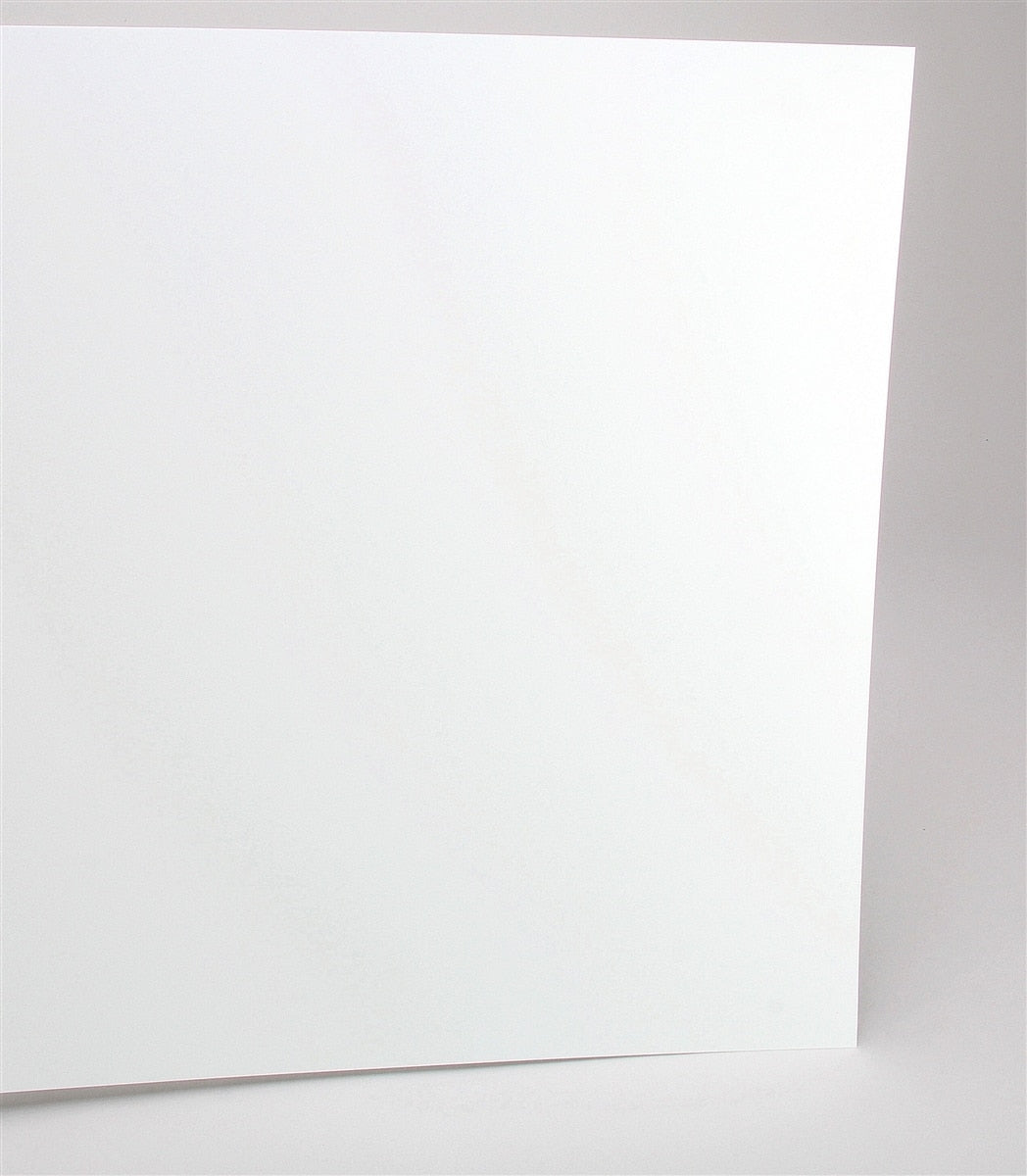 Evergreen Scale Models 19015 .015" x 12" x 24" Polystyrene White Sheet