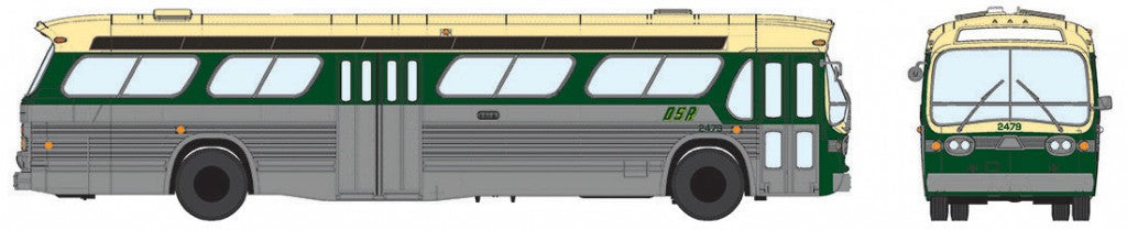 Rapido Trains 751021 HO Detroit DSR Deluxe Bus #2090