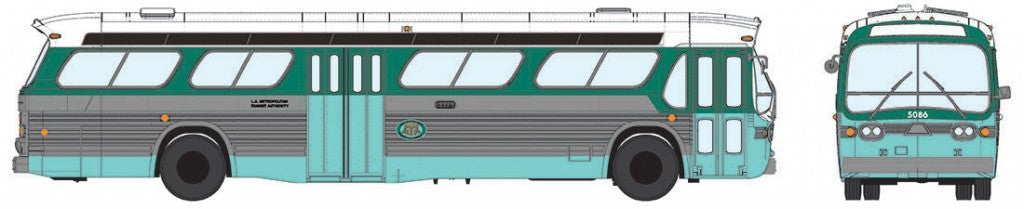 Rapido Trains 751026 HO Los Angeles (LAMTA) Deluxe Bus #5344