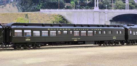 The Coach Yard 901 HO Southern Pacific HW Lounge, Lettered SPL 80-L-1