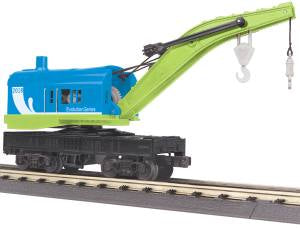 MTH 30-79566 O Gauge GE Demonstrator Crane Car #2018