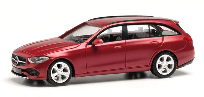Herpa 430388 HO Mercedes-Benz C-Class Metallic Hyacinth Red Touring Car