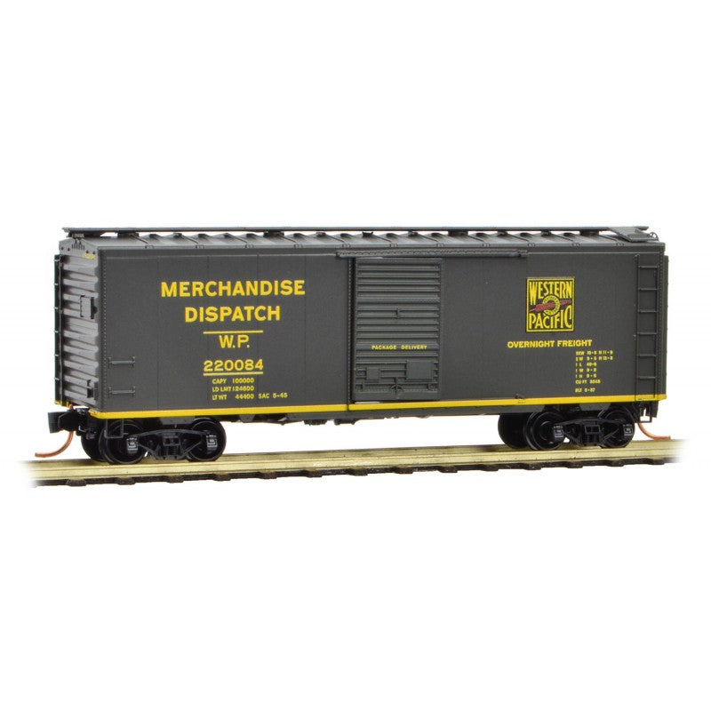 Micro-Trains 02000097 N Western Pacific 40' Standard Boxcar #220084