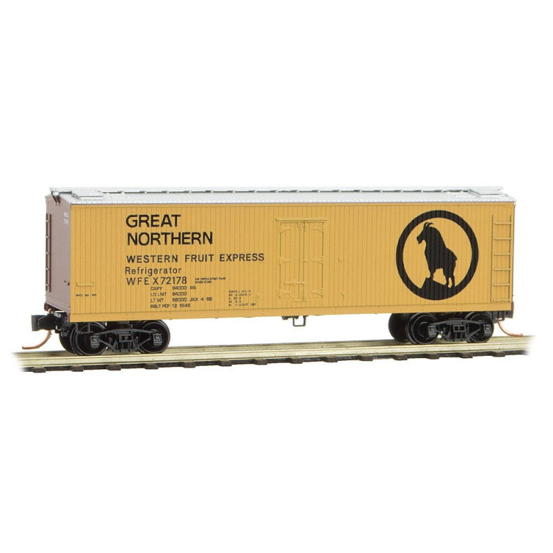 Micro-Trains 04700420 N Great Northern 40’ Double Sheathed Wood Reefer #72178