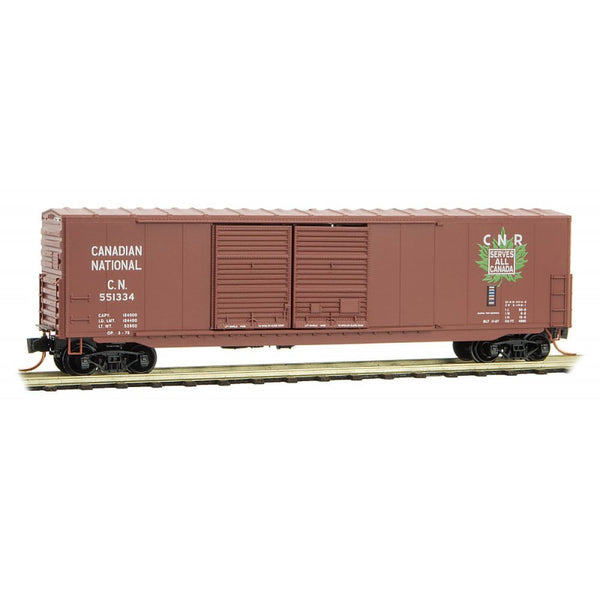 Micro-Trains 18200050 N CN 50' Boxcar w/Double 8' Sliding Doors