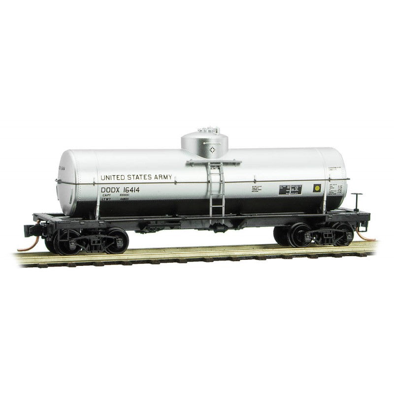 Micro-Trains 06500960 N U.S. Army 39’ Single Dome Tank Car #16414
