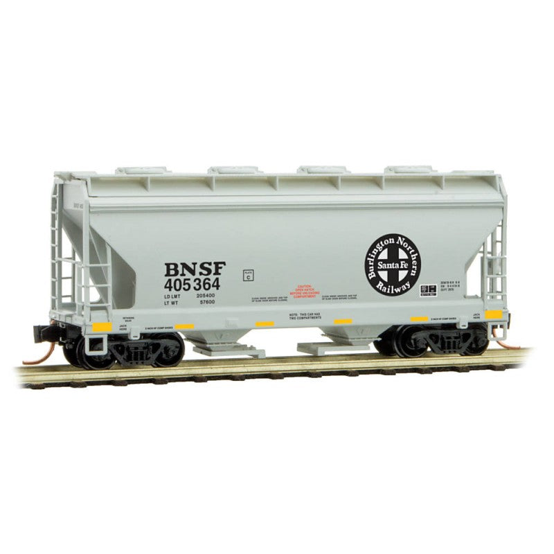 Micro-Trains 09200400 N BNSF 2 Bay ACF Center Flow Covered Hopper #405364