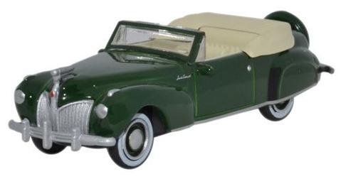 Oxford Diecast 87LC41002 HO1941 Lincoln Continental Green