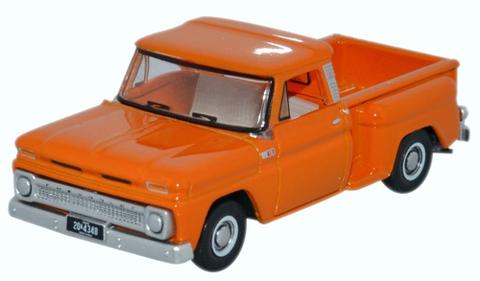 Oxford Diecast 87CP65002 HO 1:87 Orange 1965 Chevrolet SS Pick Up Truck
