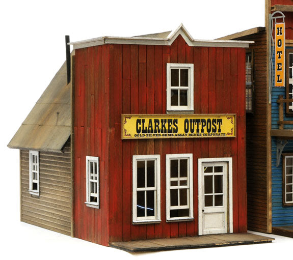 Banta Model Works 2121 HO Clarkes Outpost Laser Cut Kit