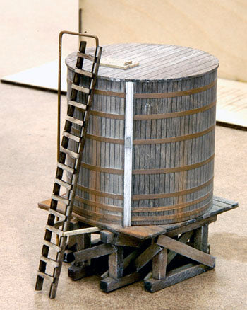 Banta Model Works 6124 O Scale Hillside Water Tank Building Kit