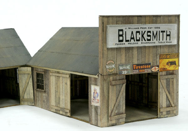 Banta Model Works 6125 O Blacksmith Shop Laser Cut Building Kit