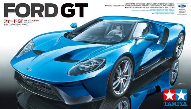 Tamiya 24346 1:24 Ford GT Sports Car Plastic Model Kit