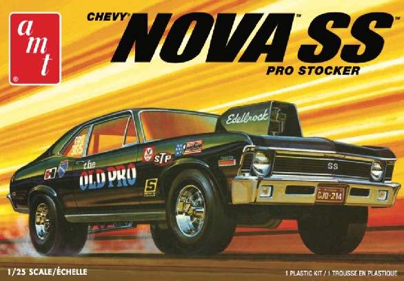 AMT 1142 1:25 1972 Chevrolet Old Pro Nova SS Plastic Model Kit