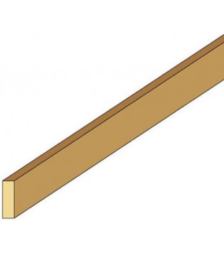 Northeastern Scale Lumber 204 5/64" x 1/4" x 24" Basswood Strips - Stripwood