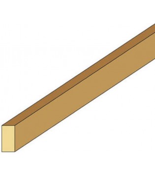Northeastern Scale Lumber 235 1/8" x 1/4" x 24" Basswood Strips - Stripwood