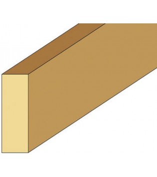 Northeastern Scale Lumber 290 1/4" x 3/4" x 24" Basswood Strips - Stripwood