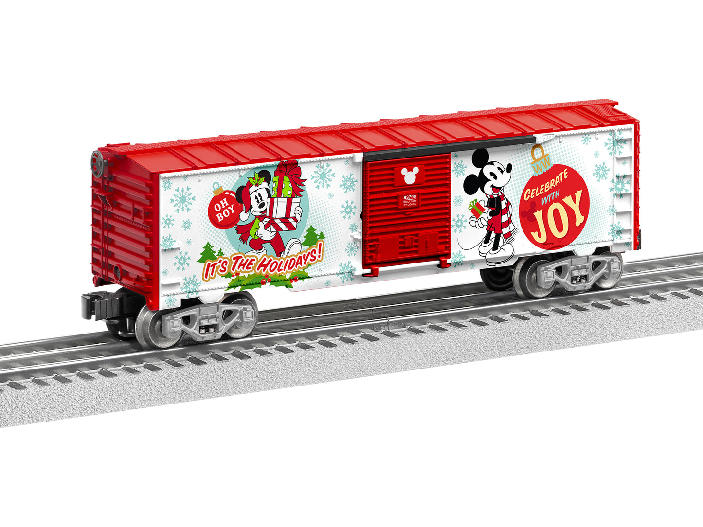 Lionel 6-83790 O Mickey Mouse Happy Holidays Boxcar