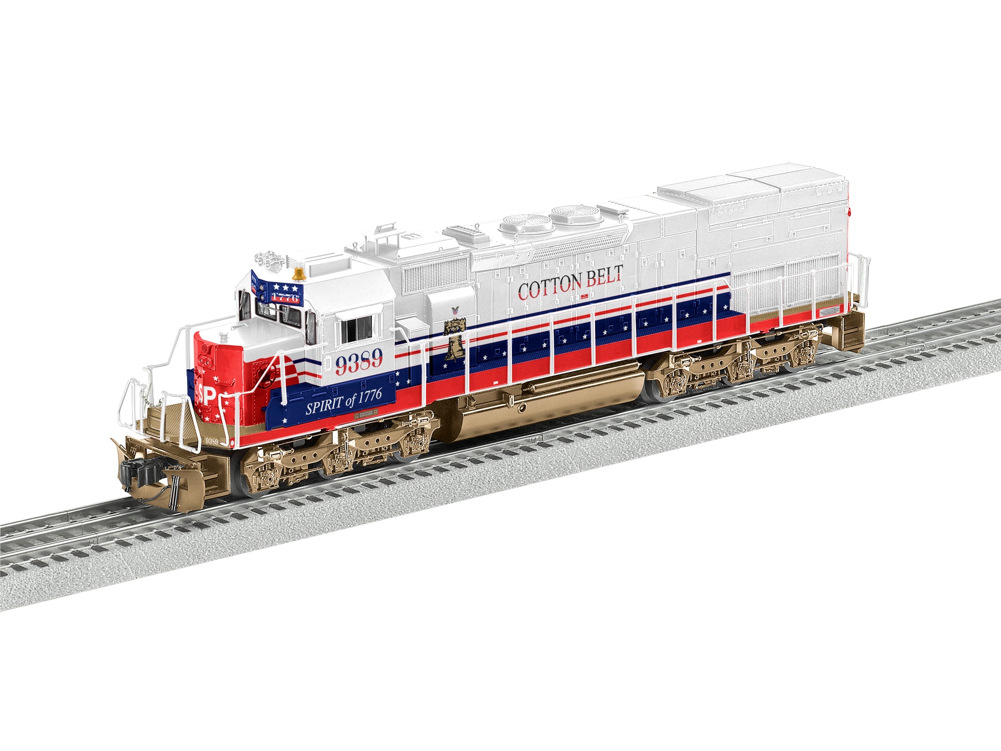 Lionel 6-84637 O Cotton Belt BTO SD40T-2 Diesel with Bluetooth #9389