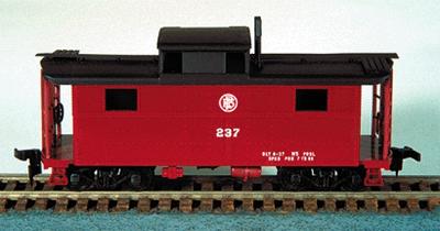 Bowser 55026 N-5 All-Steel Tuscan Cabin-Car Caboose - Kit